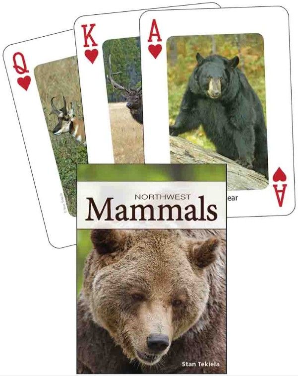 Northwest Mammals Playing Cards