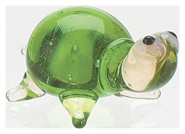 Glass Turtle Mini Charm