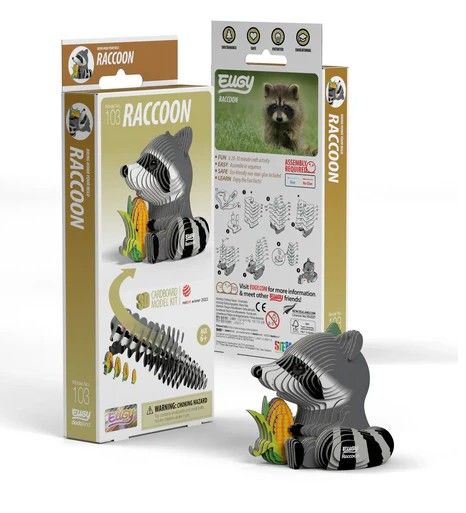 Raccoon 3D Puzzle