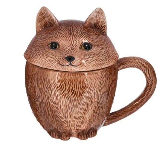Fox Mug with Lid