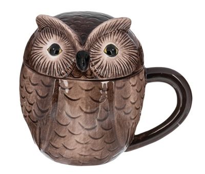 Owl Mug with Lid