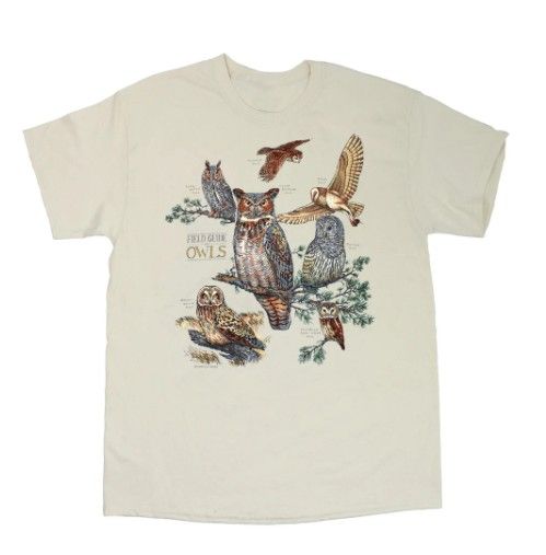 Field Guide to Owls T-shirt