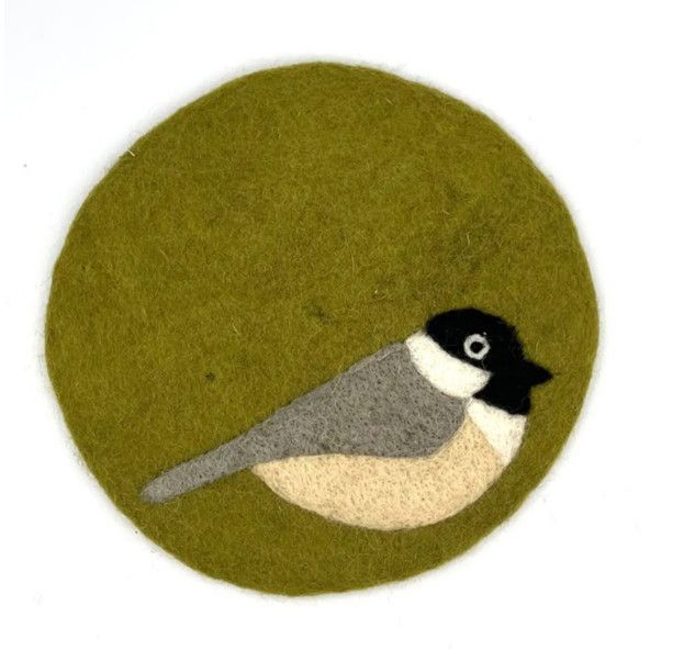 Felt Chickadee Trivet