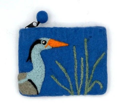 Great Blue Heron Coin Purse