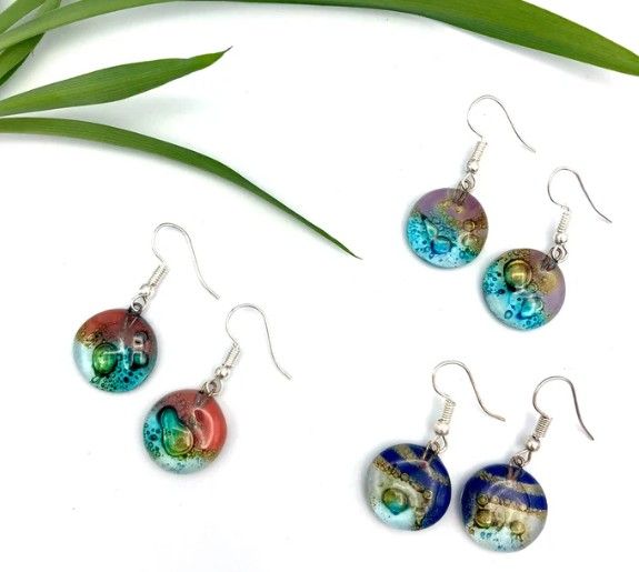 Naturally Hip Earrings - Round Shape