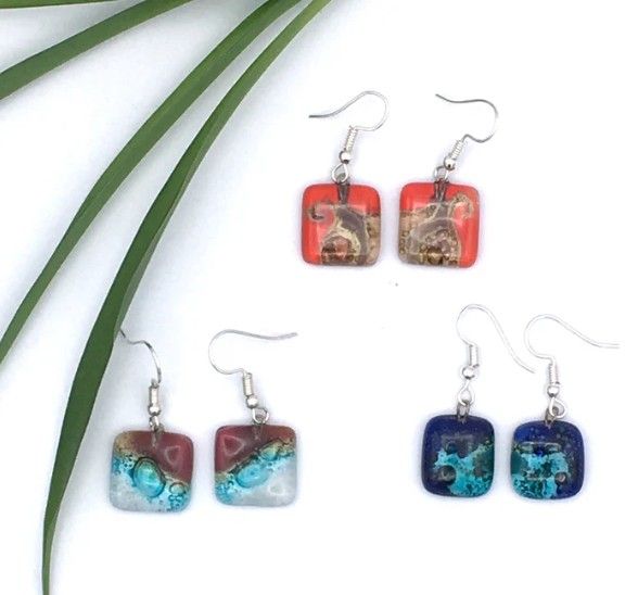 Naturally Hip Earrings - Square Shape