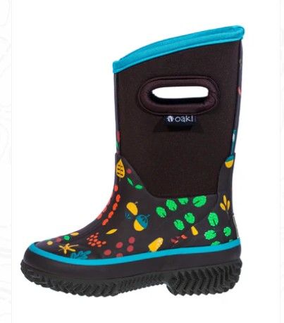 Oaki Neoprene Boots Forest Animals 6T