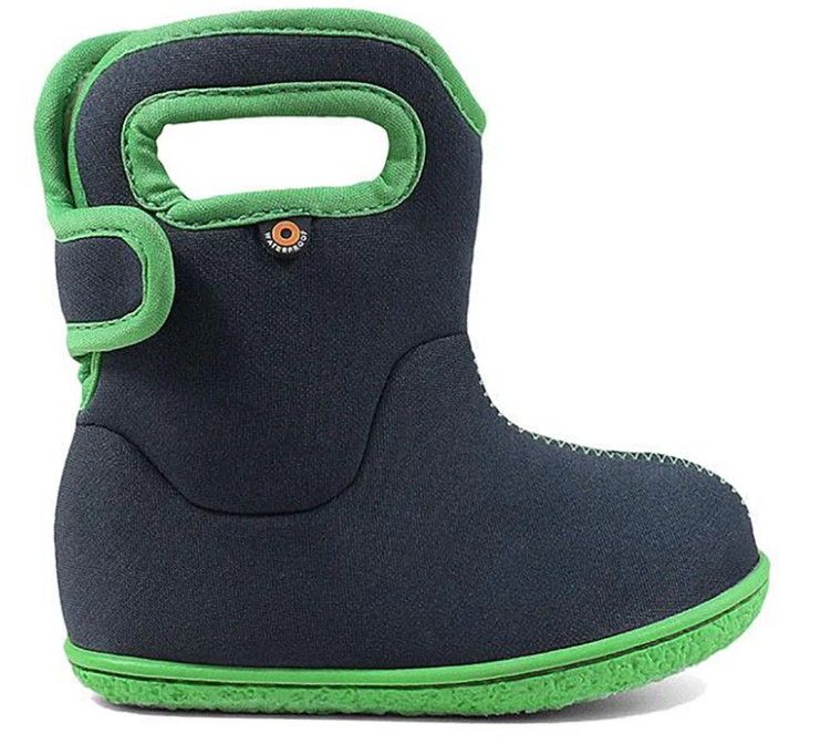BOGS Baby Boots Navy and Green 7