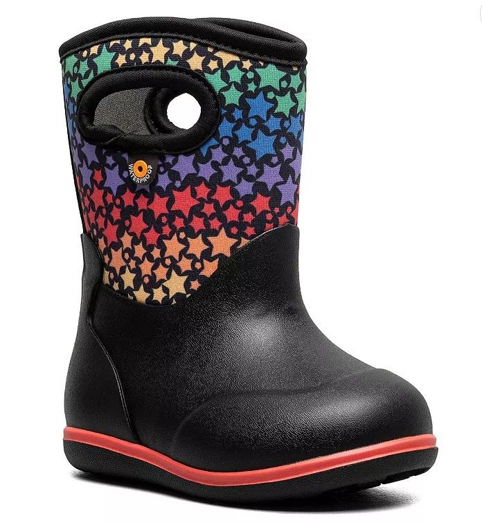 BOGS Boots Classic Rainbow Star 8 (Infant)