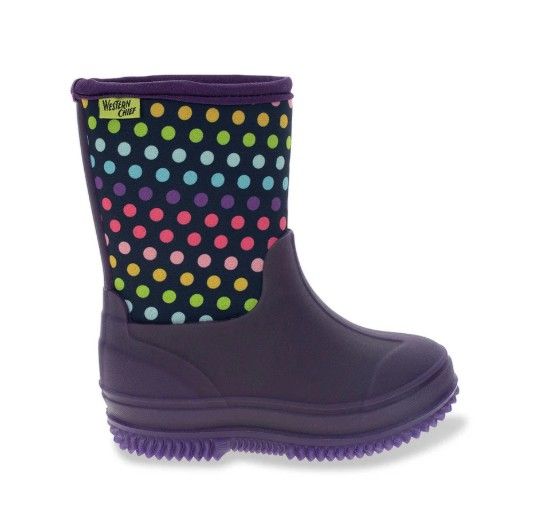 Western Chief Freestyle Rainbow Polka Dot 12