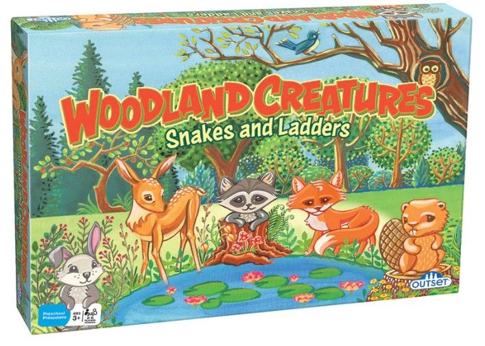 Woodland Creatures: Snakes and Ladders!