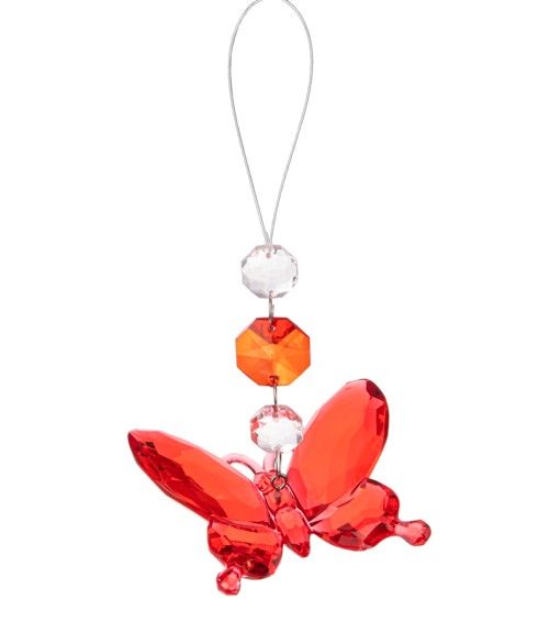 Acrylic Butterfly (July - Red)