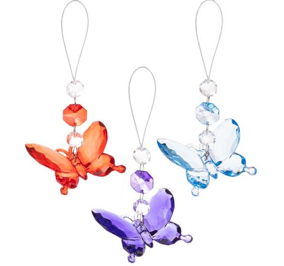 Acrylic Butterfly (June - Light Purple)