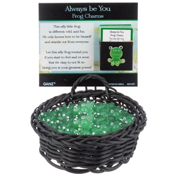 Always Be You Frog Charm