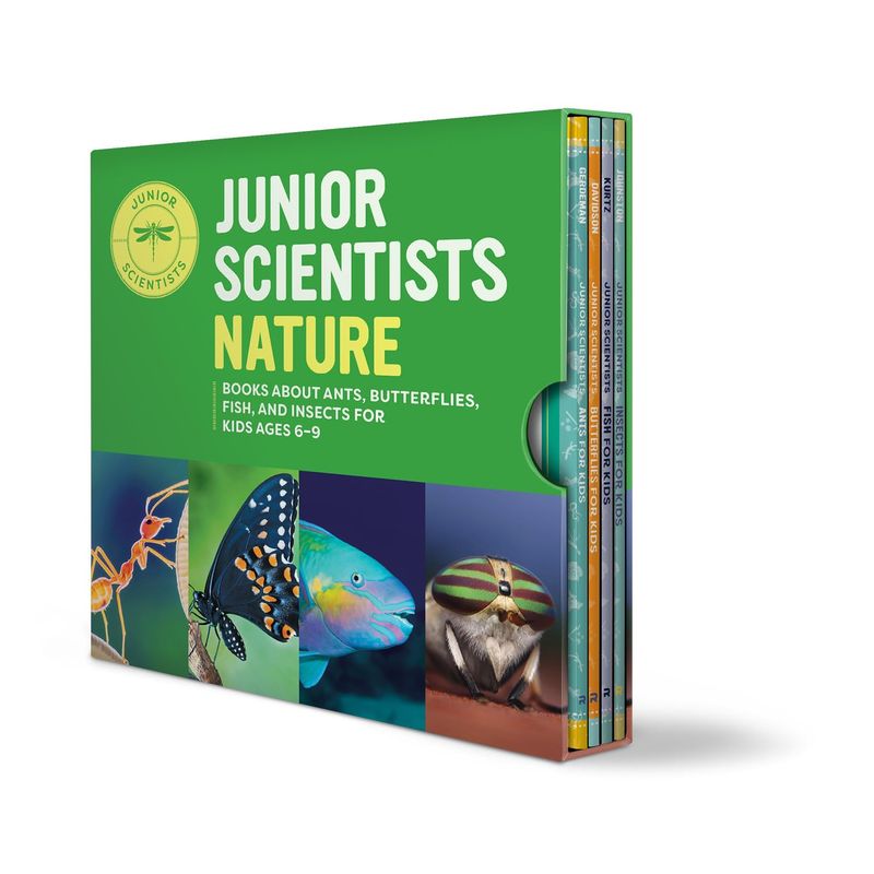 Junior Scientists Nature Box Set - Books About Ants, Butterflies, Fish, and Insects