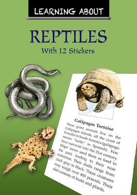 Learning About Reptiles - With 12 Stickers