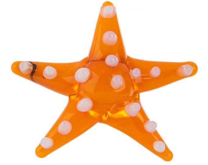 Glass Sea Star Mini Charm
