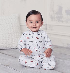 Baby Boy Footed Coveralls