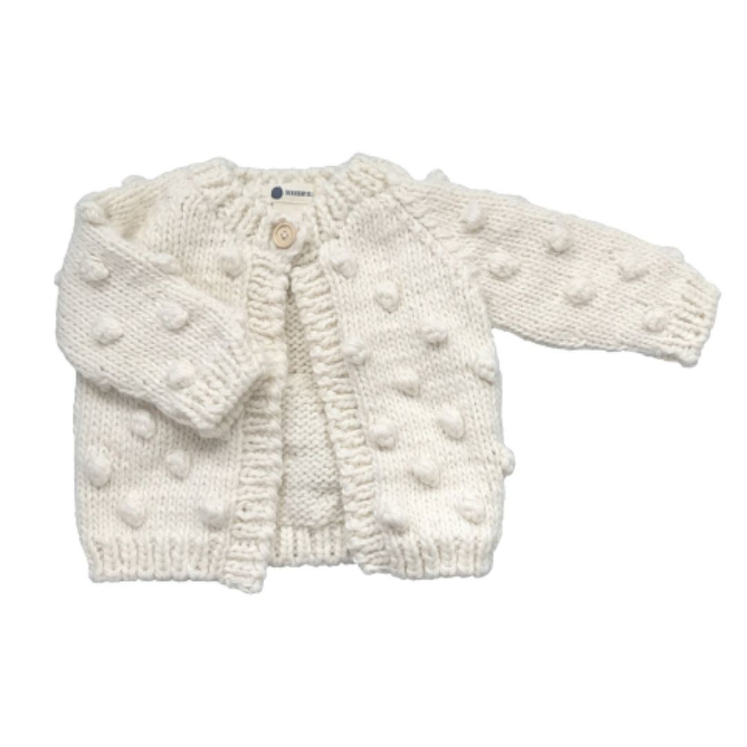 Popcorn Cardigan Cream