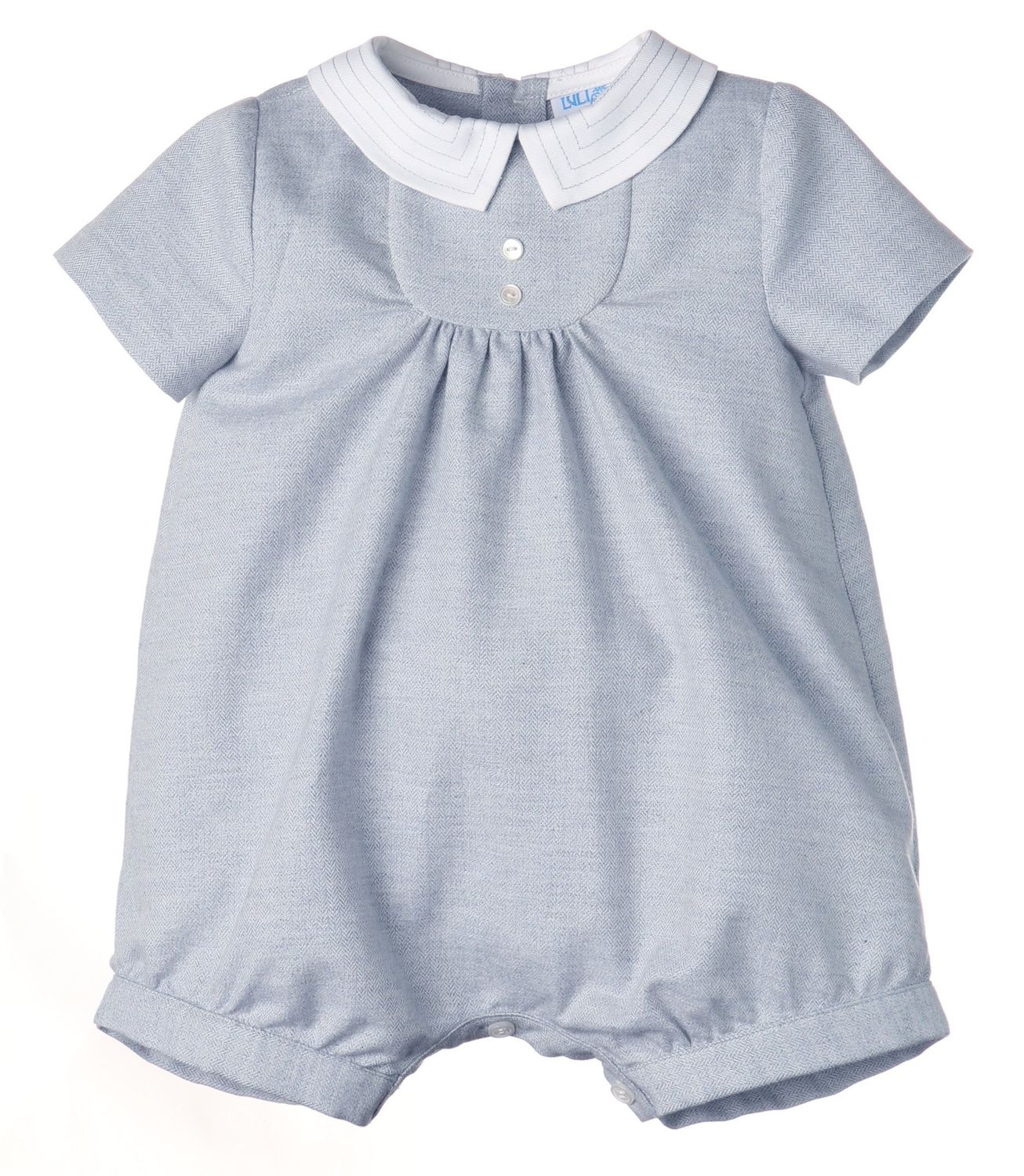 Twill Herring Boy Bubble, Blue