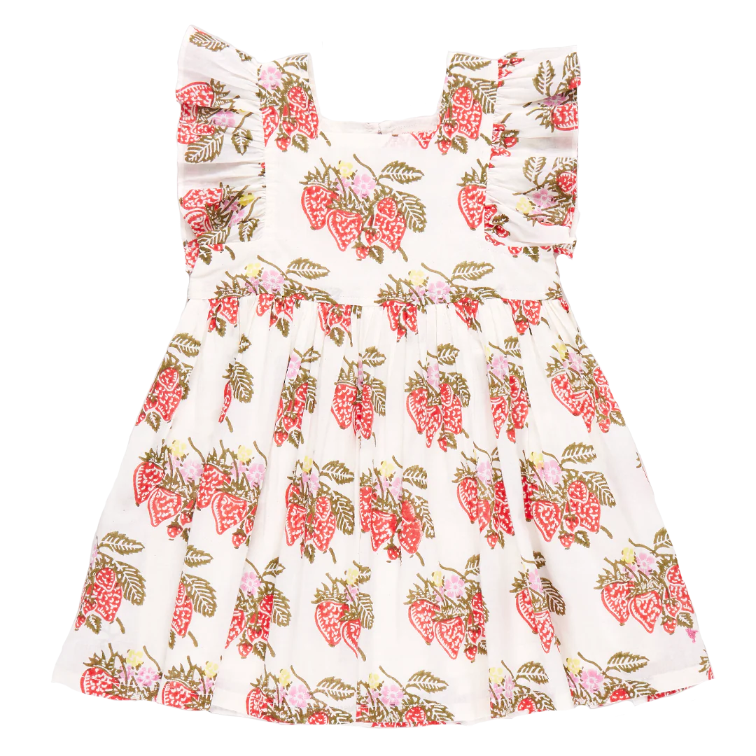 Elsie Dress Strawberries