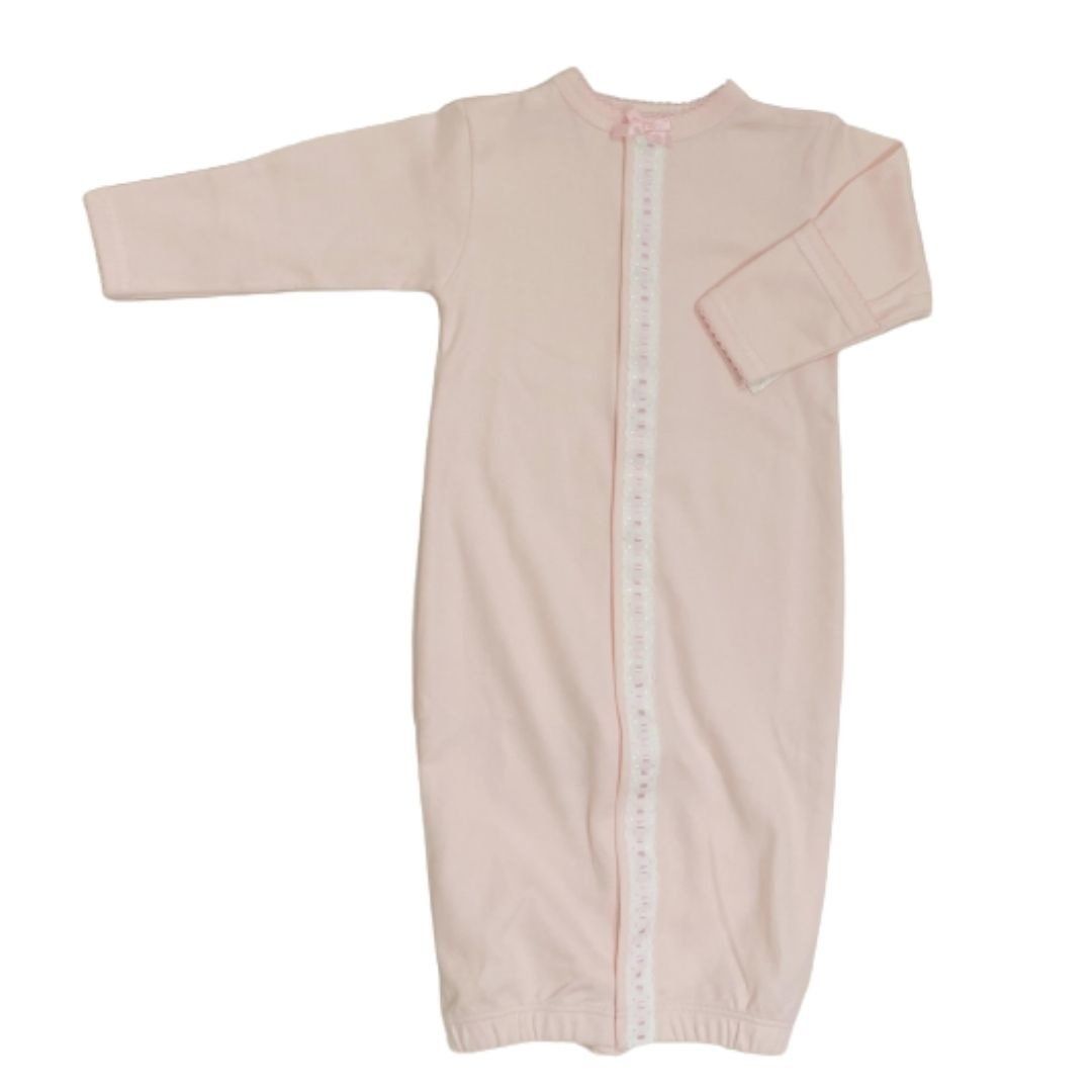 Pink w/Pink Eyelet Dot Converter Gown