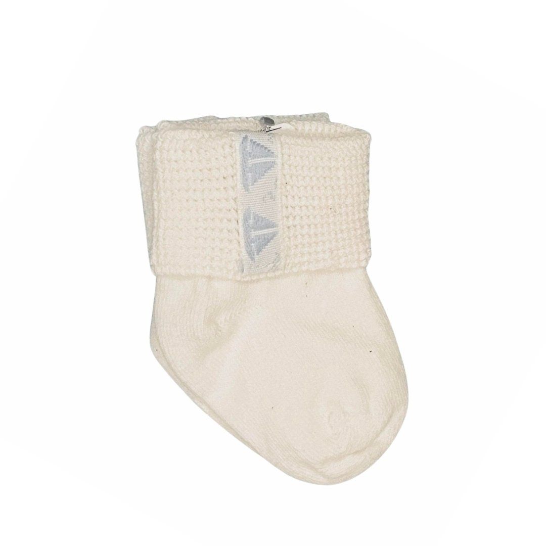 Newborn Socks Blue Sailboats