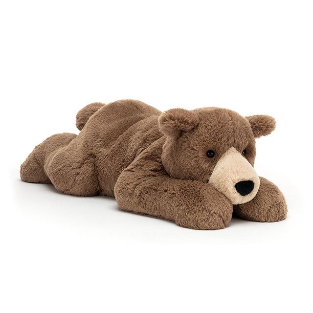 Jelly Cat Woody Bear Lying Pose