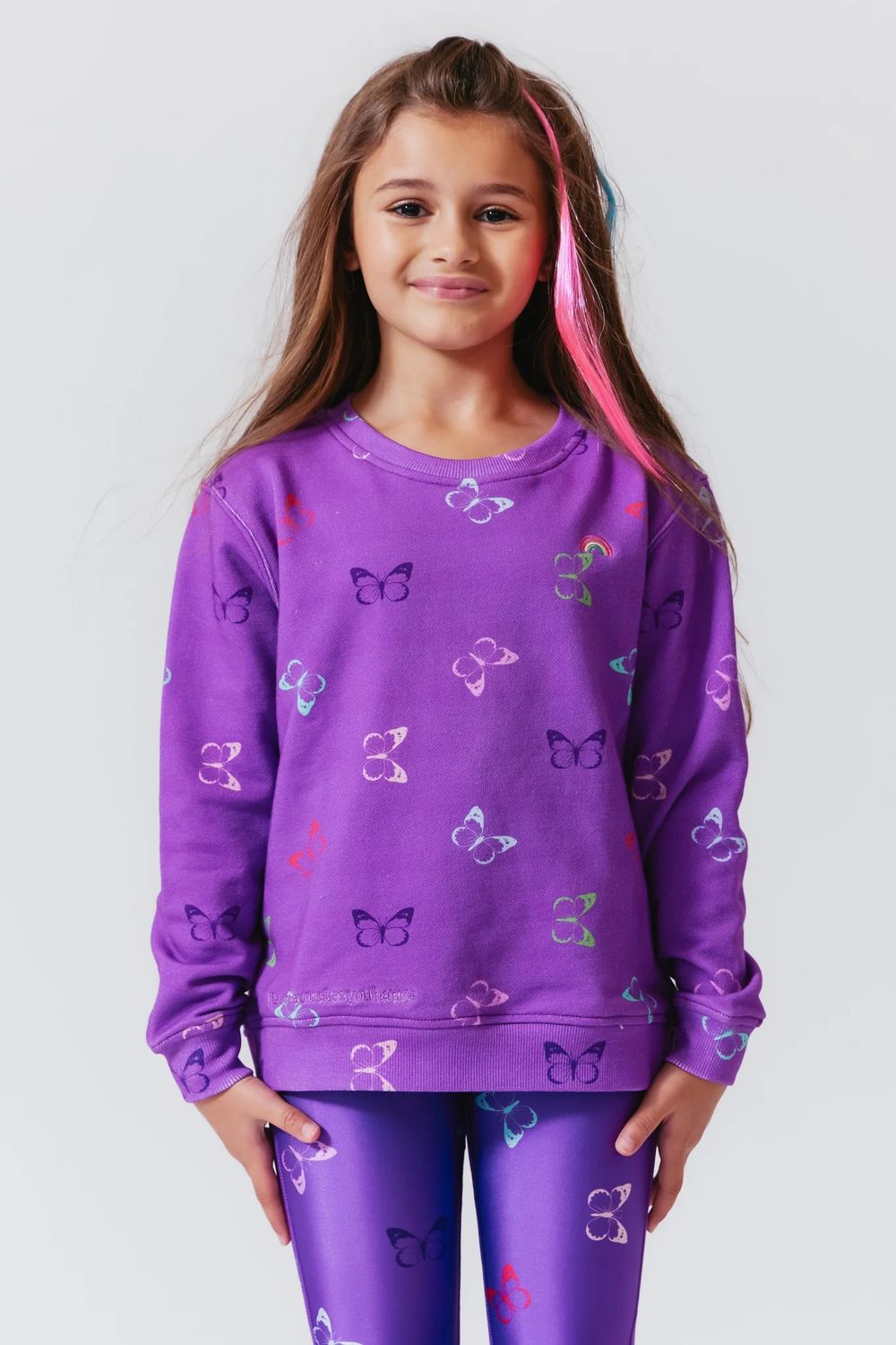 Butterfly Lavender Crew