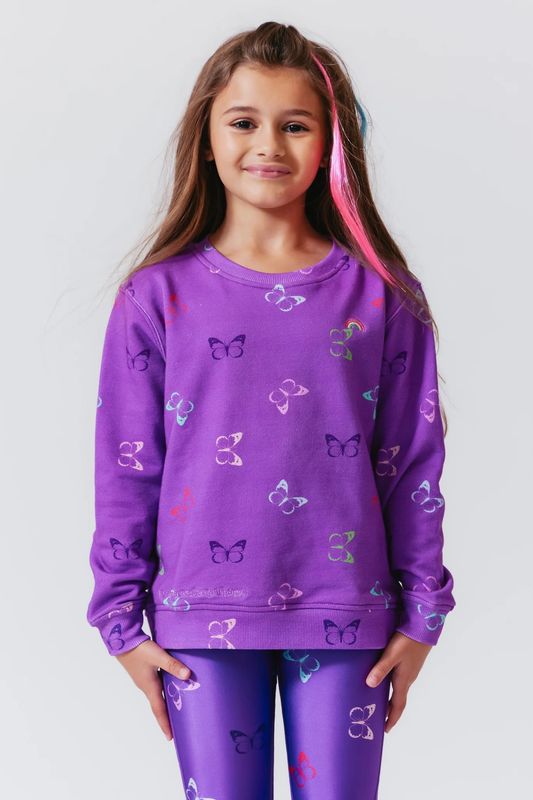 Butterfly Lavender Crew