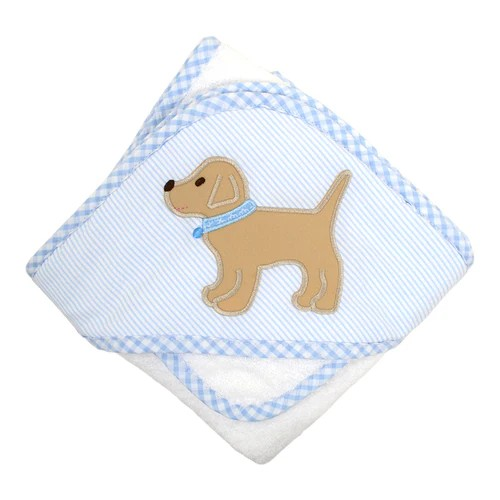 Hooded Towel Blue Lab