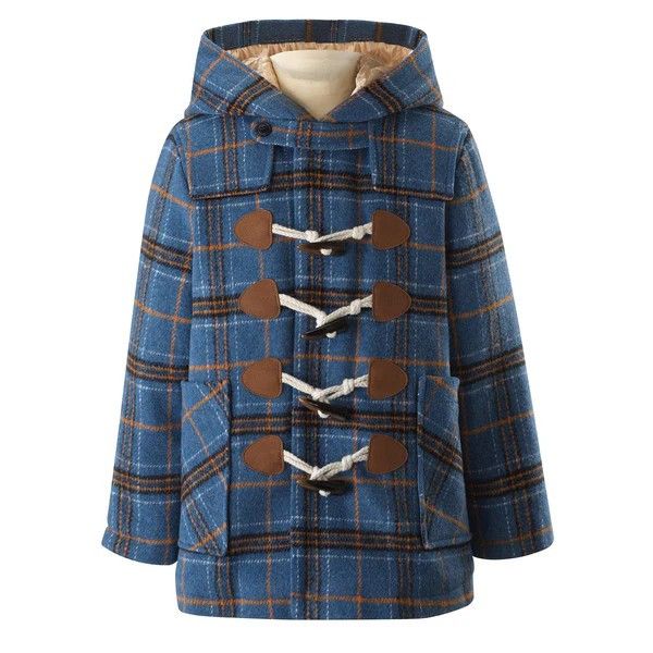 Rachel Riley Check Duffle Coat