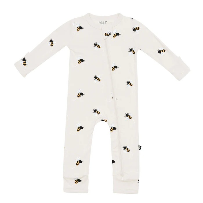 Kyte Baby Bee Mine Zipper Romper