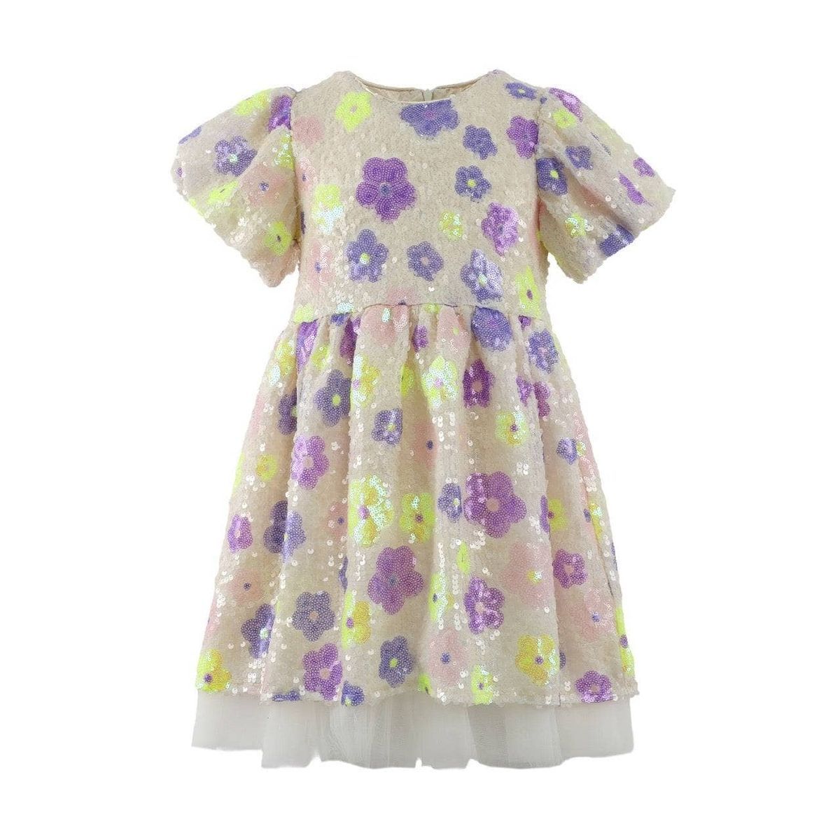 Lola and the Boys Sequin Daisy Dress