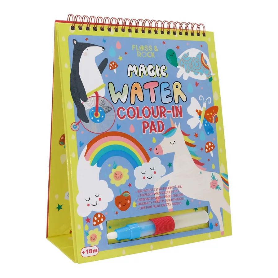 Floss and Rock Magic Color Changing Watercard Easel and Pen