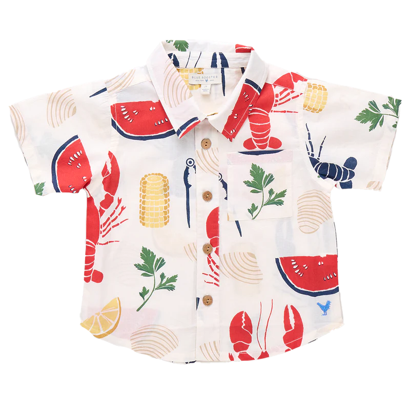 Pink Chicken Jack Shirt- Clam Bake