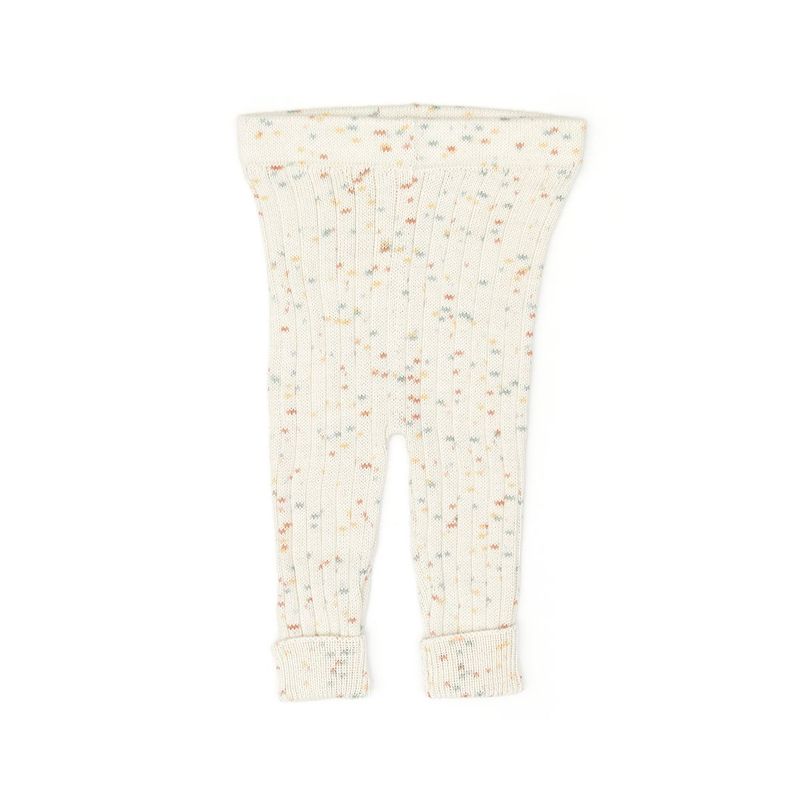Knitted Legging Natural Confetti