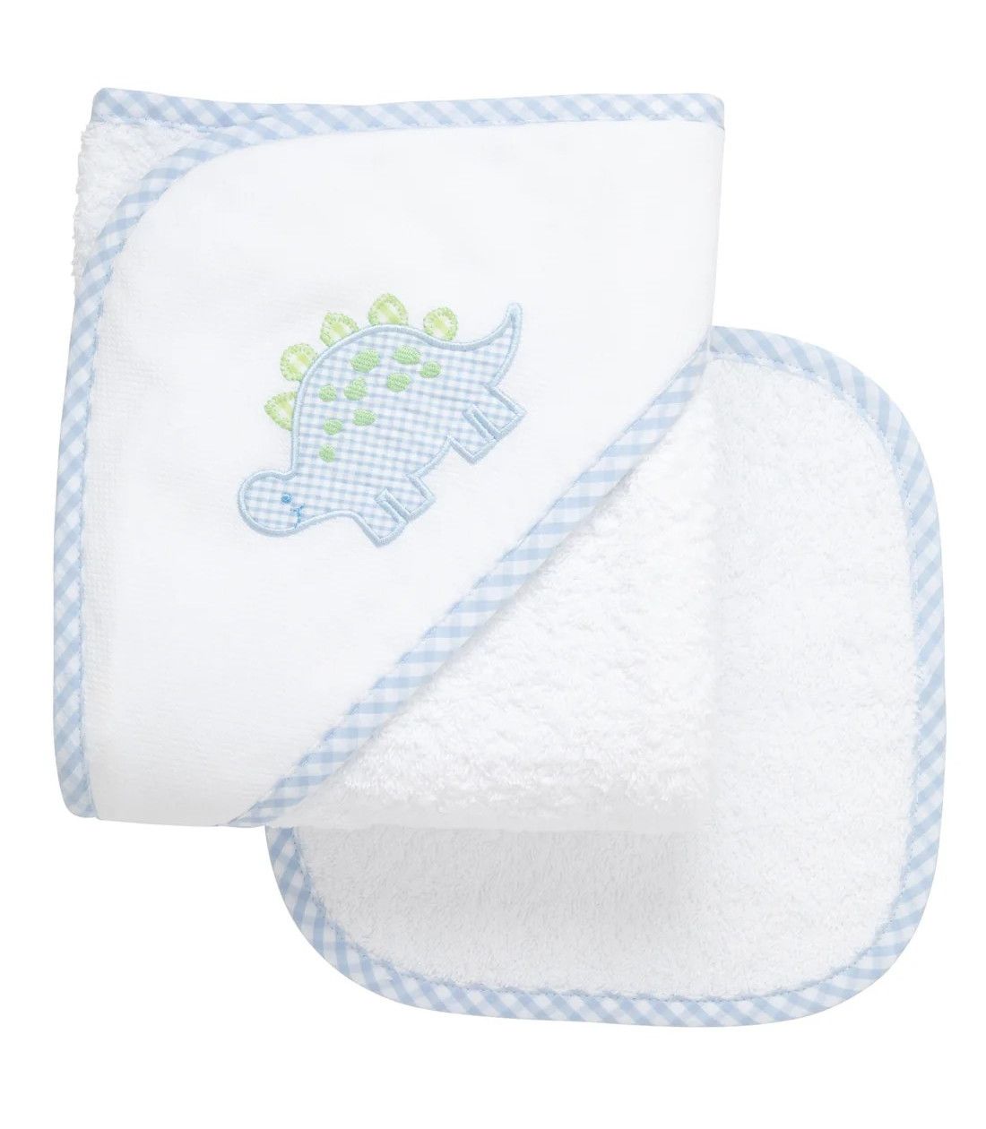 Hooded Towel Blue Dinosaur
