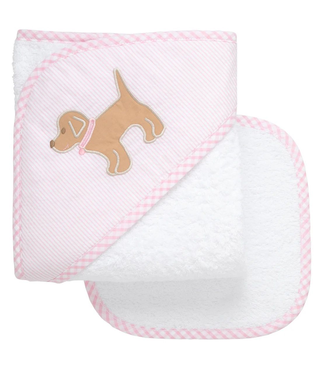 Hooded Towel Pink Puppy