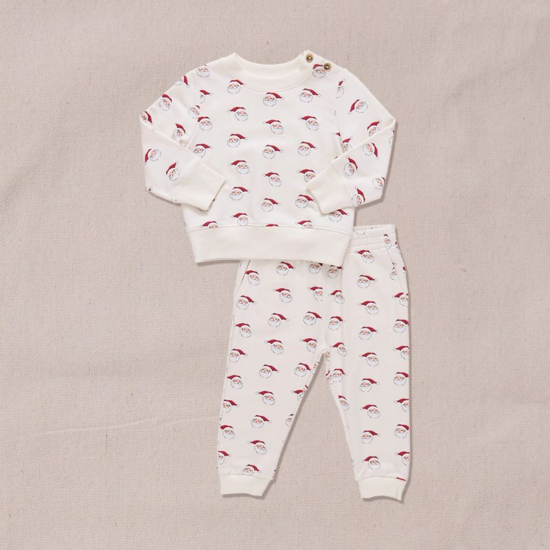 Pink Chicken Jax Jogger Set Mini Santa