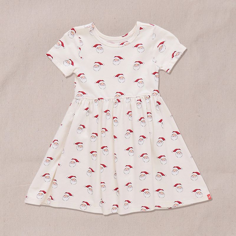 Pink Chicken Sunny Dress Mini Santa