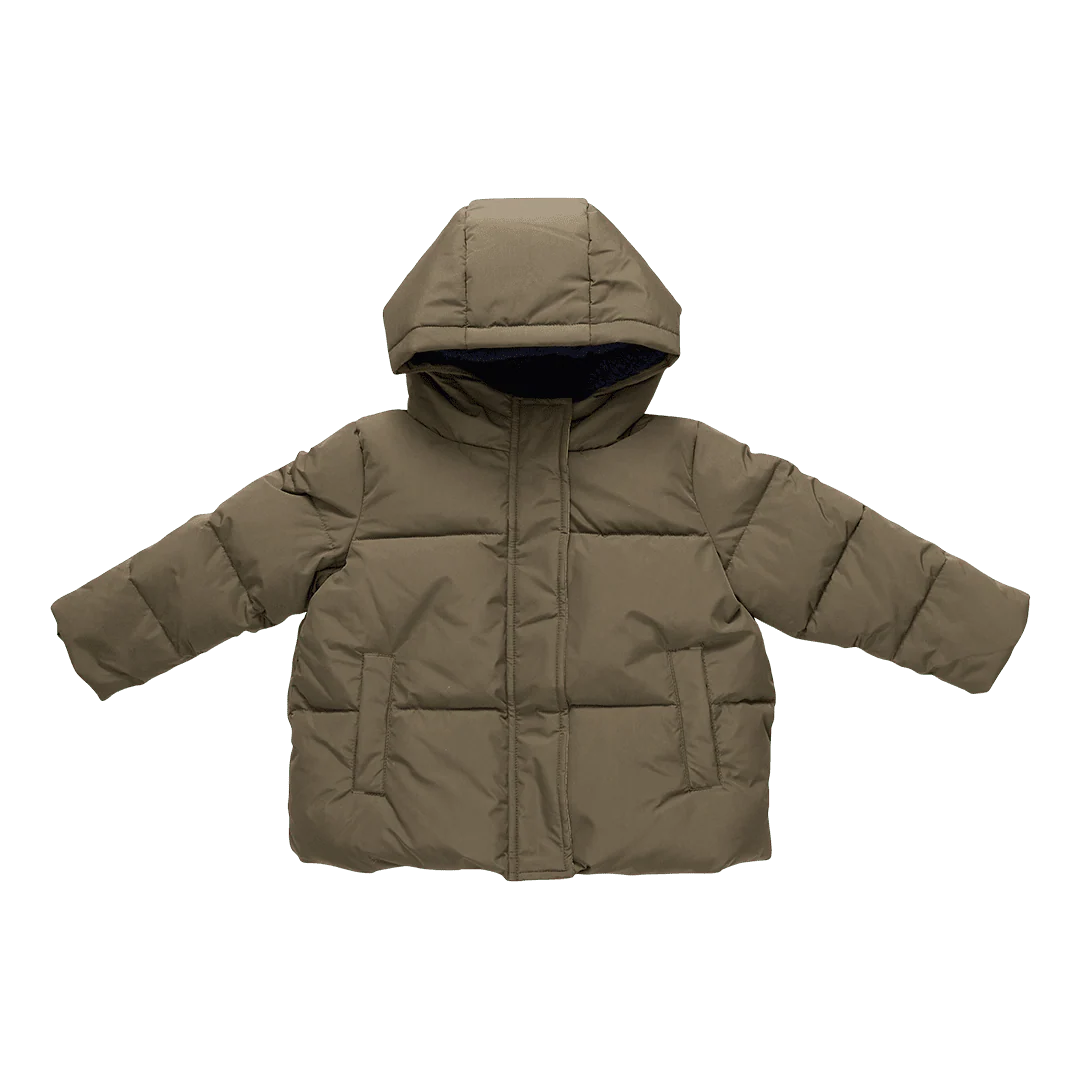 Pink Chicken Pete Puffer Coat - Four Leaf Clover