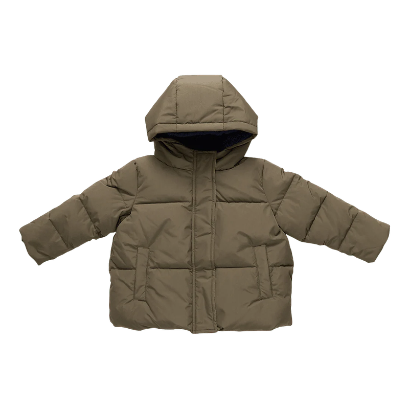 Pink Chicken Pete Puffer Coat - Four Leaf Clover