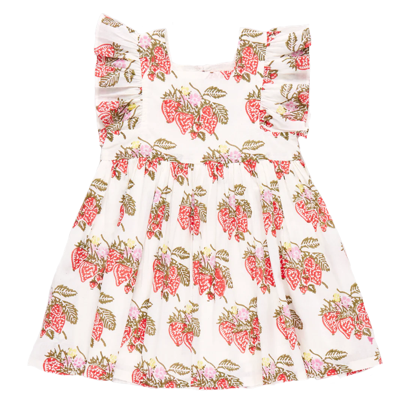 Elsie Dress Strawberries