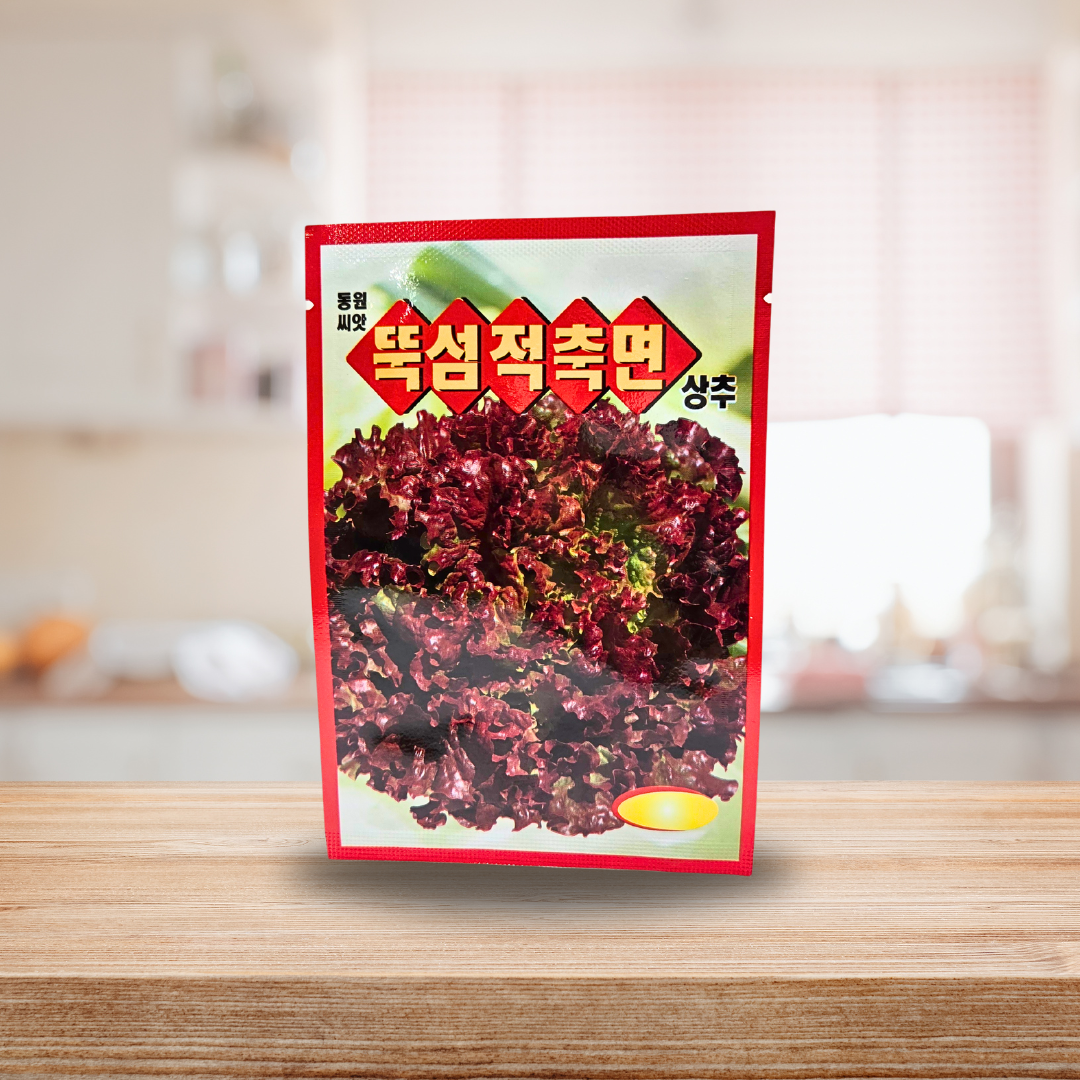 Ttukseom Red Leaf Lettuce Seeds