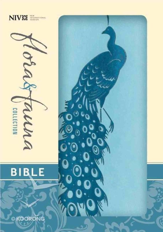 NIV Flora &amp; Fauna Peacock Bible