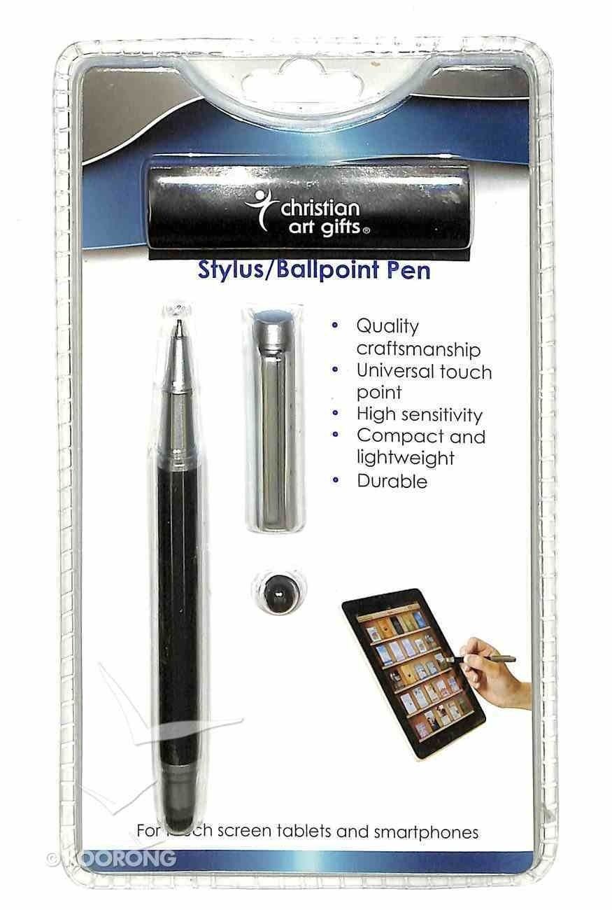 Black &quot;iTrust&quot; Stylus / Ballpoint Pen