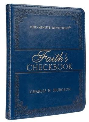 Faiths Checkbook Devotional Blue