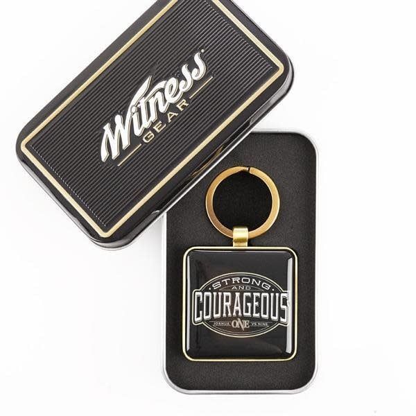 Strong &amp; Courageous Keyring