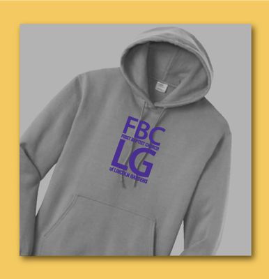 FBCLG Hoodie SweatShirt Gray (purple)